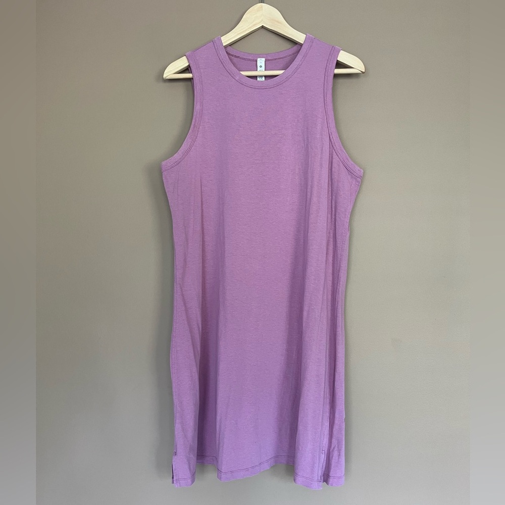 {Lululemon} Classic-Fit Cotton-Blend Dress in Velvet Dust - Womens 10